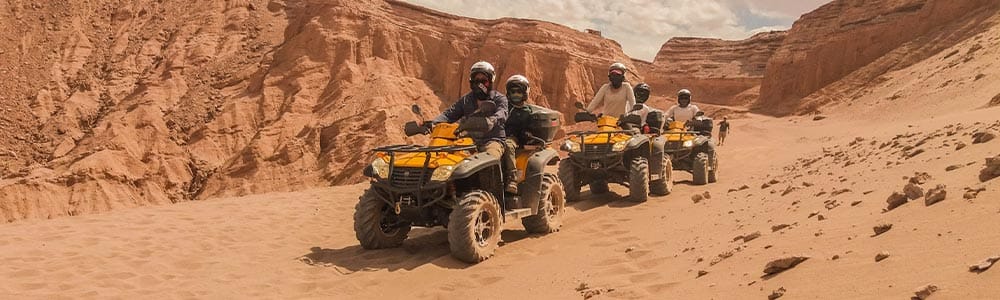 <span> Tour Itinerary</span> Super Safari by Quads from Safaga Port